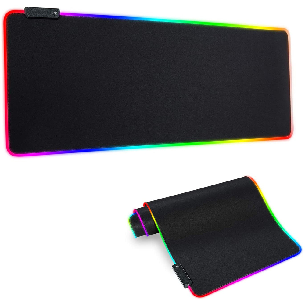 Mouse Pad Extended Rgb - RGB Gaming Mouse Mat Pad -