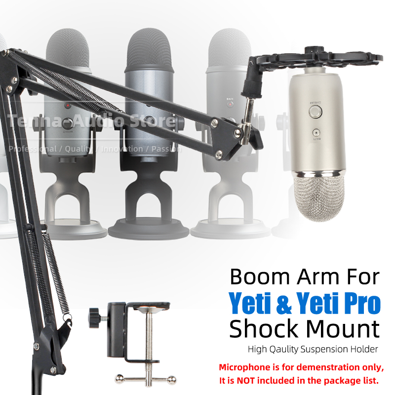 Microphone Arm Boom - Suspension Boom Arm Anti Vibration For