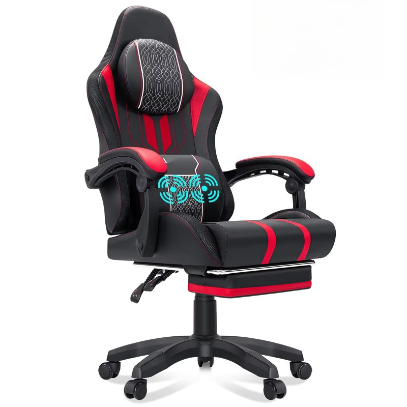 Rgb Gaming Chair - Ergonomic PU leather gaming chair with
