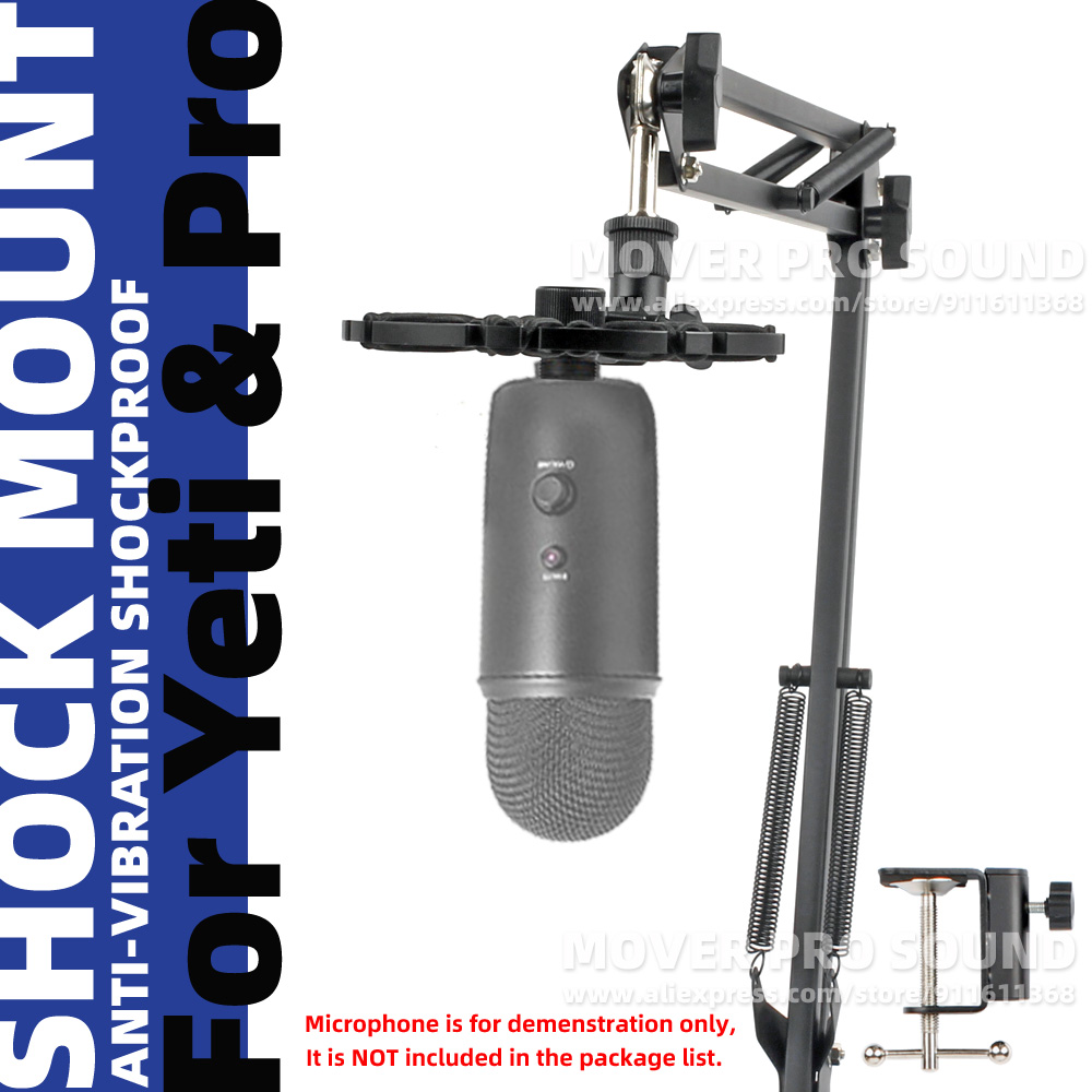 Microphone Arm Boom - For Blue Yeti Pro Tabletop Suspension
