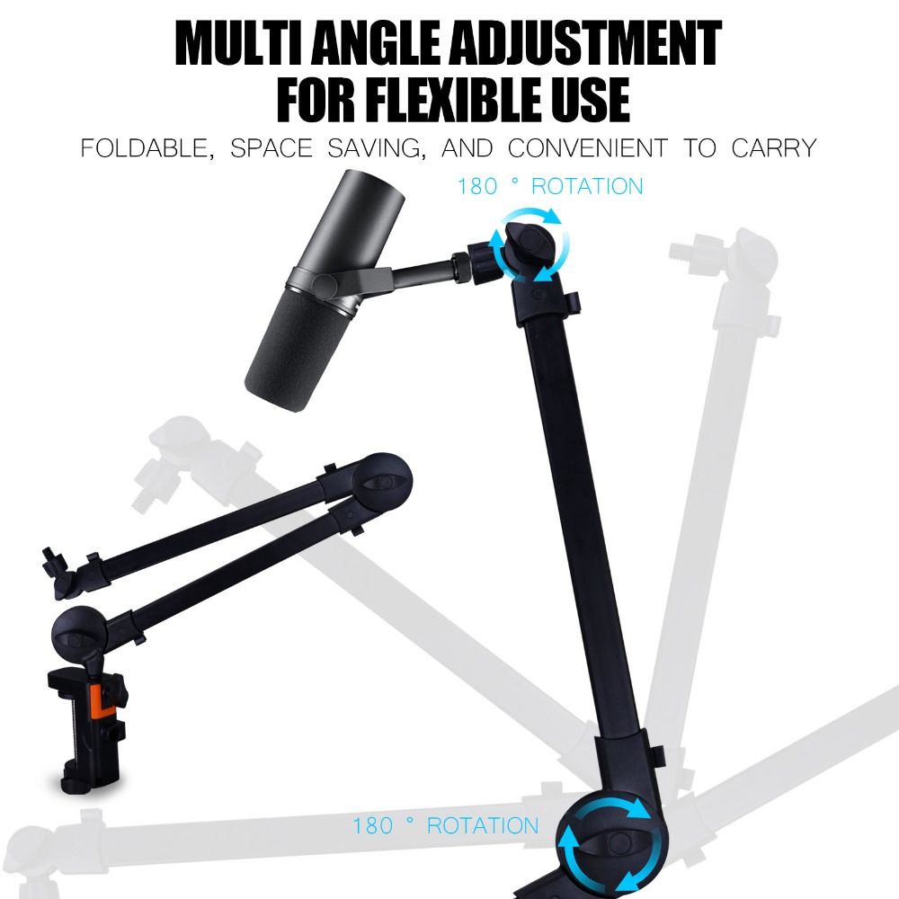 Professional Grade 360° Rotati - Microphone Arm Boom ulasan dan harga