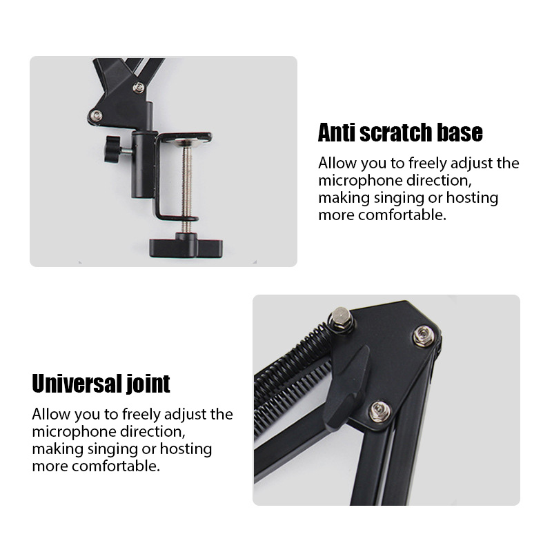 Adjustable Microphone Stand De - Microphone Arm Boom ulasan dan harga