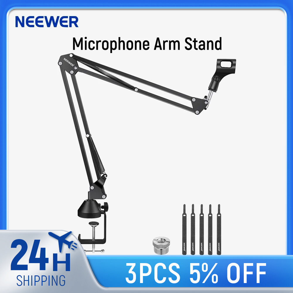 Neewer Microphone Arm Stand, S - Microphone Arm Boom ulasan dan harga