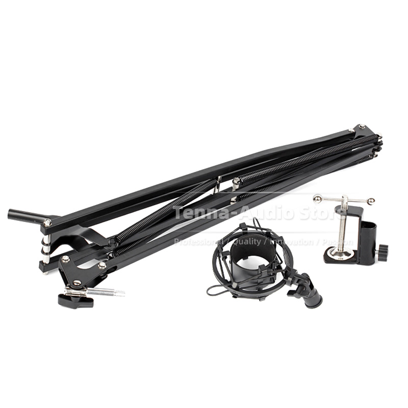 Tabletop Suspension Scissor Bo - Microphone Arm Boom ulasan dan harga