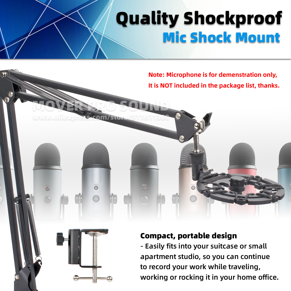 For Blue Yeti Pro Tabletop Sus - Microphone Arm Boom ulasan dan harga
